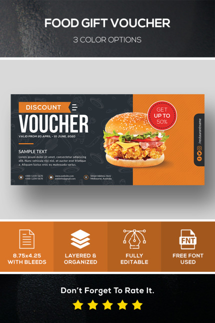 Kit Graphique #82676 Food Foodcard Divers Modles Web - Logo template Preview