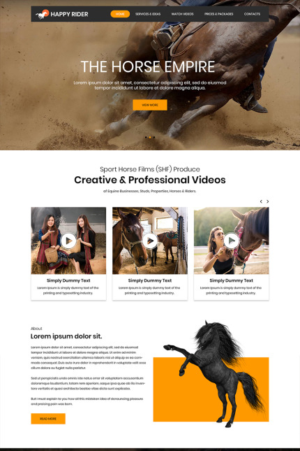 Kit Graphique #82716 Horse quitation Divers Modles Web - Logo template Preview