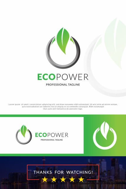 Kit Graphique #82796 Eco Logo Divers Modles Web - Logo template Preview