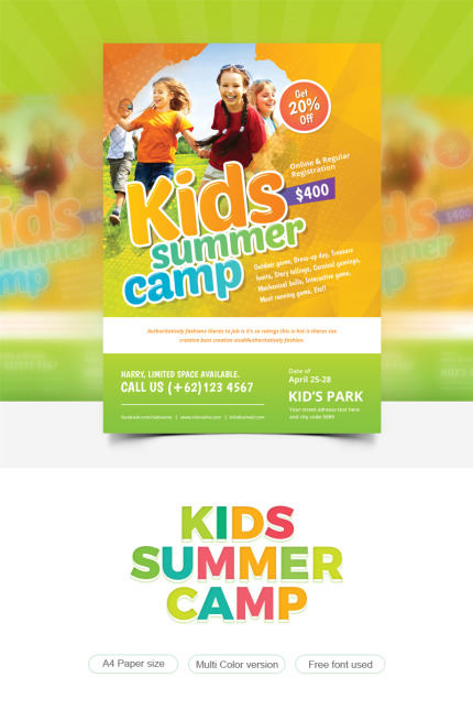 Kit Graphique #82861 Summer Enfants Divers Modles Web - Logo template Preview