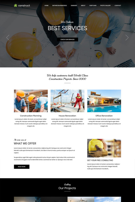 Kit Graphique #82887 Construction Entreprise Divers Modles Web - Logo template Preview