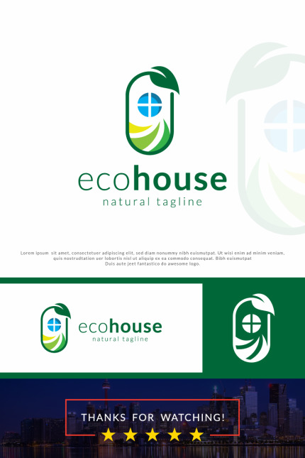 Kit Graphique #82931 Eco cologique Divers Modles Web - Logo template Preview
