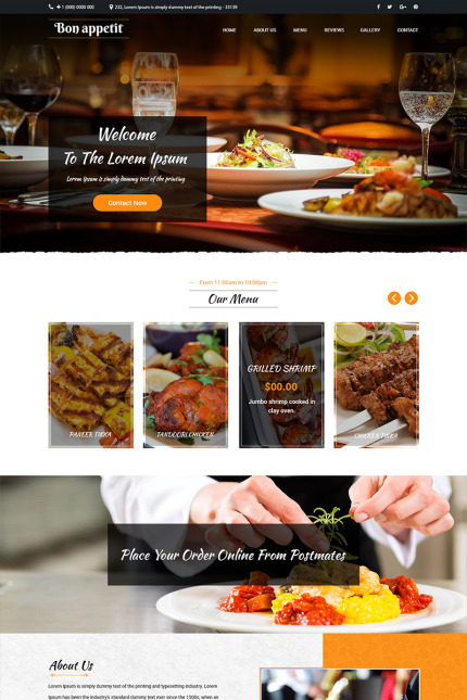 Kit Graphique #82958 Restaurant Thme Divers Modles Web - Logo template Preview