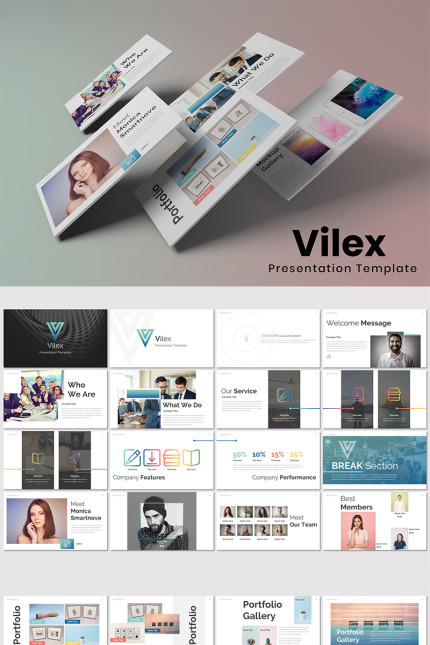 Kit Graphique #82977 Clean Creatif Divers Modles Web - Logo template Preview