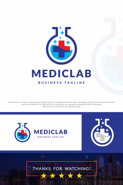 Kit Graphique #82989 Medic Laboratory Divers Modles Web - Logo template Preview