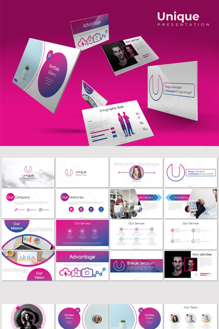 Kit Graphique #83044 Clean Creatif Divers Modles Web - Logo template Preview