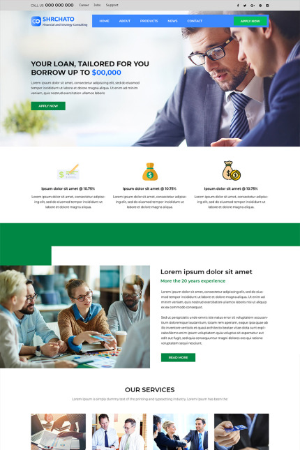 Kit Graphique #83050 Financial Advisor Divers Modles Web - Logo template Preview