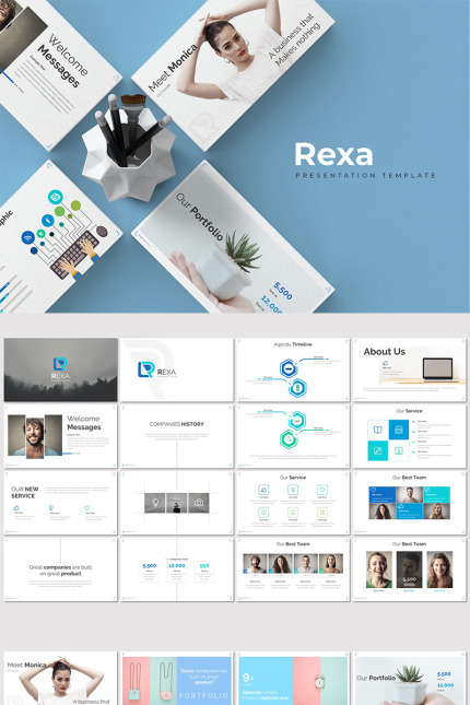 Kit Graphique #83073 Clean Creatif Divers Modles Web - Logo template Preview