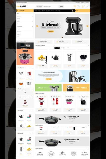 Kit Graphique #83134 Kitchen Outils Divers Modles Web - Logo template Preview