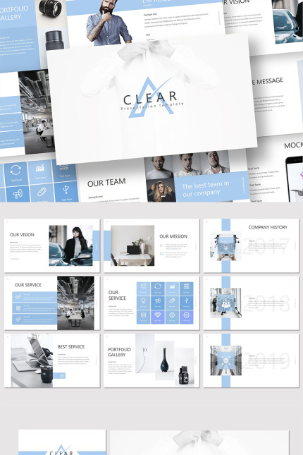Kit Graphique #83626 Clean Creative Divers Modles Web - Logo template Preview