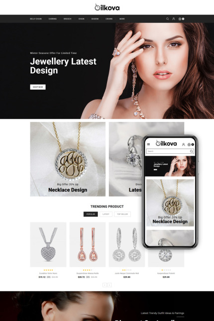 Kit Graphique #83767 Jewelry Fashion Divers Modles Web - Logo template Preview