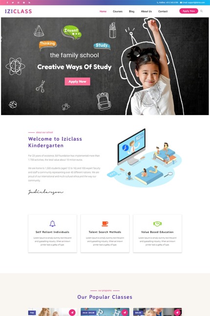 Kit Graphique #83865 Academy Children Divers Modles Web - Logo template Preview