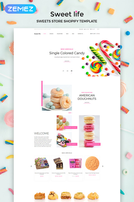 Kit Graphique #83883 Candy Chocolat Divers Modles Web - Logo template Preview