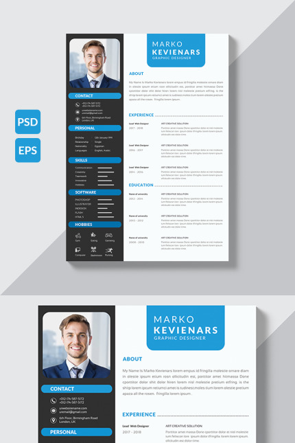 Kit Graphique #83903 Cv Business Divers Modles Web - Logo template Preview