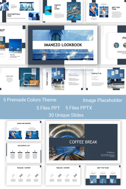 Kit Graphique #83911 Dark Blue Divers Modles Web - Logo template Preview