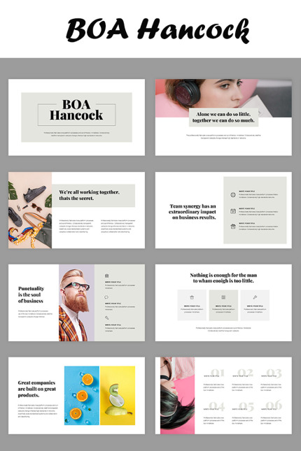 Kit Graphique #83957 Template Powerpoint Divers Modles Web - Logo template Preview