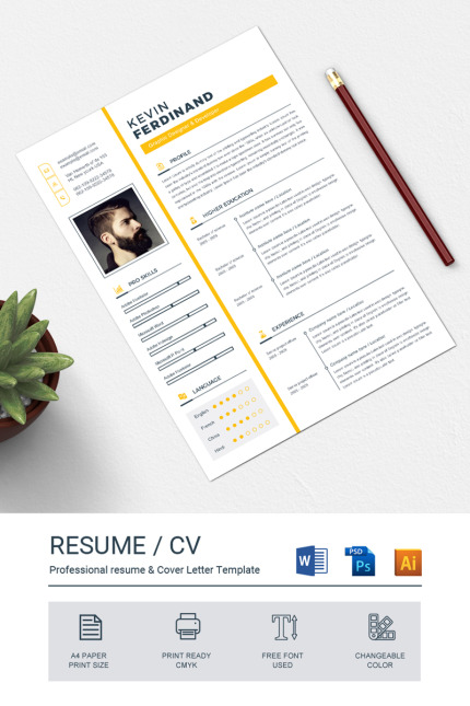 Kit Graphique #84041 Resume Template Divers Modles Web - Logo template Preview