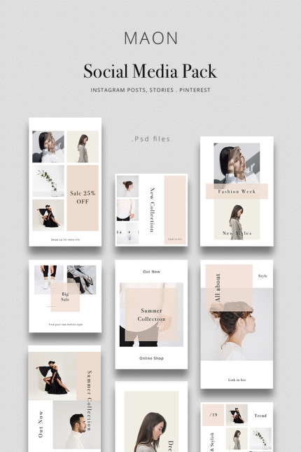 Kit Graphique #84083 Social Mdia Divers Modles Web - Logo template Preview