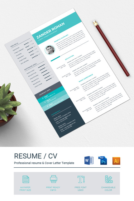 Kit Graphique #84109 Resume Template Divers Modles Web - Logo template Preview