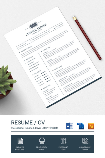 Kit Graphique #84112 Resume Template Divers Modles Web - Logo template Preview