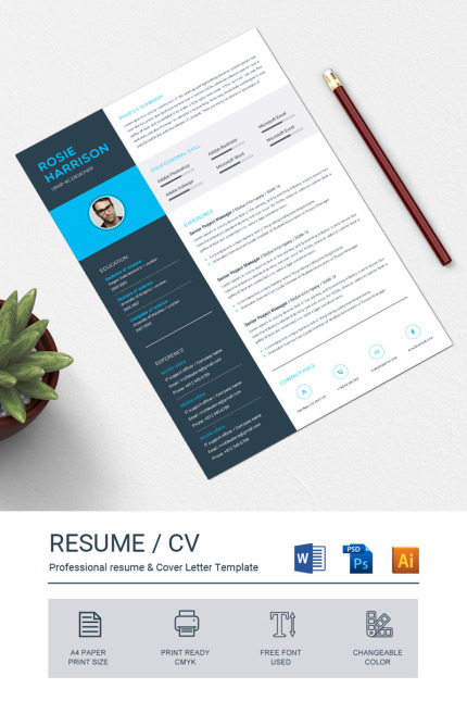 Kit Graphique #84115 Resume Template Divers Modles Web - Logo template Preview