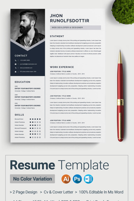 Kit Graphique #84118 2 Page Divers Modles Web - Logo template Preview