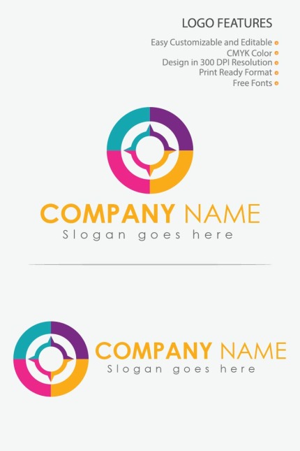 Kit Graphique #84127 Compass Logo Divers Modles Web - Logo template Preview