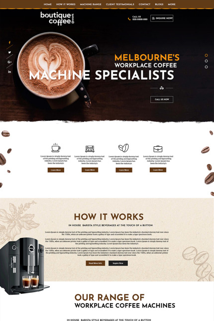 Kit Graphique #84147 Coffee Boutique Divers Modles Web - Logo template Preview
