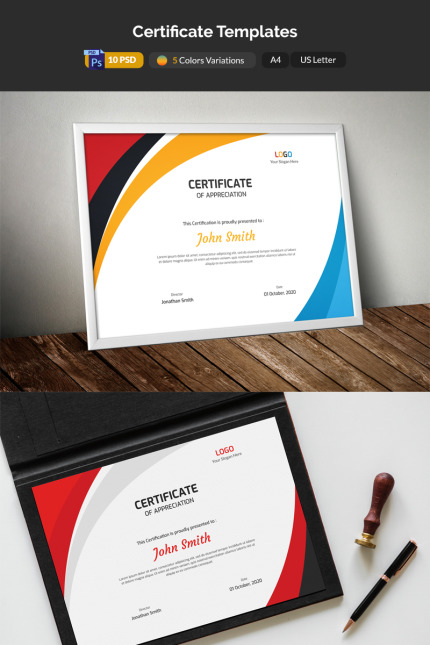 Kit Graphique #84149 Certificate Certification Divers Modles Web - Logo template Preview