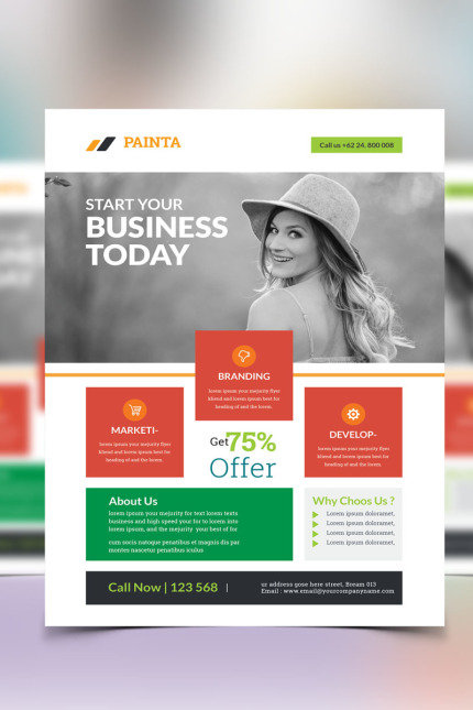 Kit Graphique #84187 Prospectus Entreprise Divers Modles Web - Logo template Preview