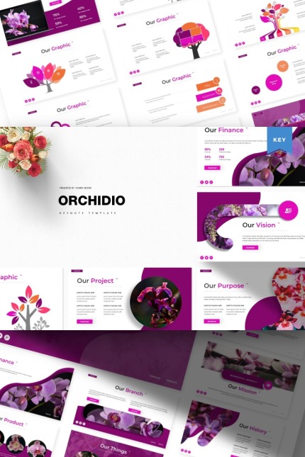 Kit Graphique #84269 Pink Floral Divers Modles Web - Logo template Preview