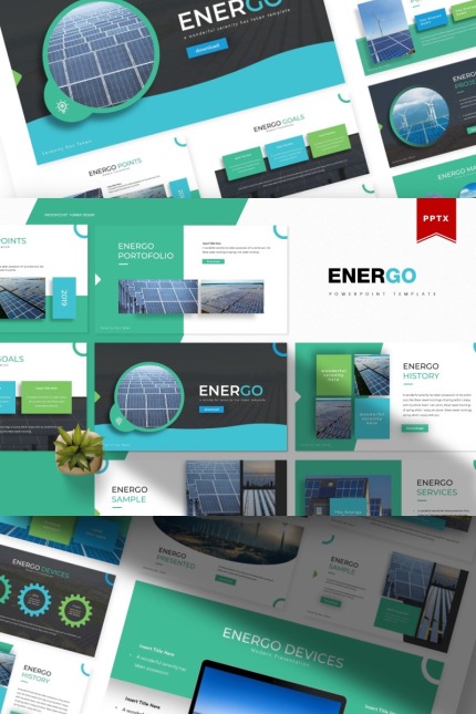 Kit Graphique #84355 Energy Solaire Divers Modles Web - Logo template Preview