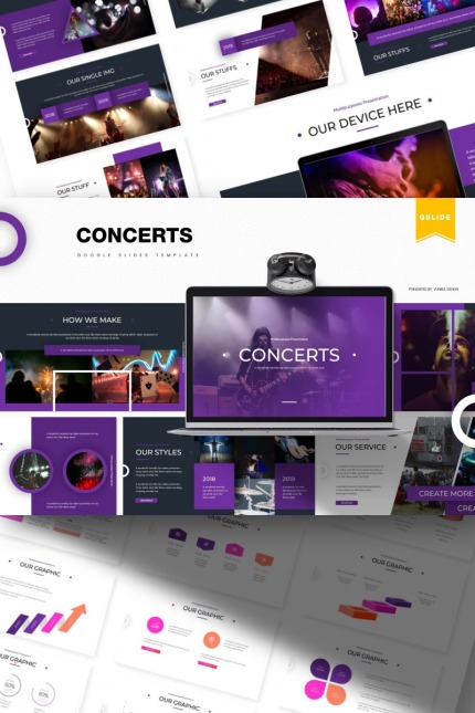 Kit Graphique #84394 Concert Music Divers Modles Web - Logo template Preview