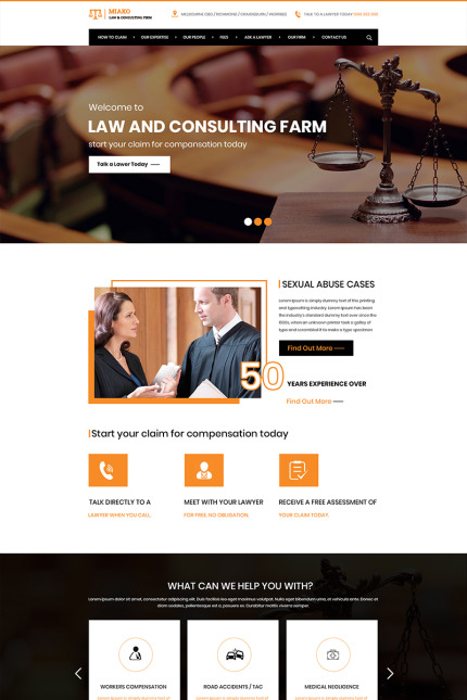 Kit Graphique #84411 Law Firm Divers Modles Web - Logo template Preview