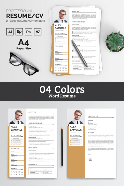 Kit Graphique #84423 Resume Cv Divers Modles Web - Logo template Preview