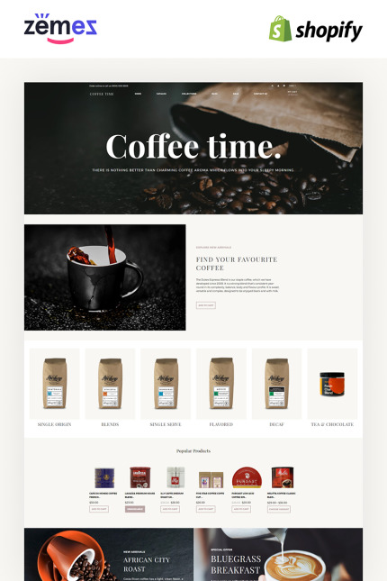 Kit Graphique #84426 Coffee Boutique Divers Modles Web - Logo template Preview