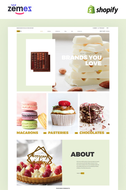 Kit Graphique #84429 Bakery Ecommerce Divers Modles Web - Logo template Preview