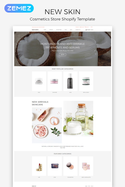 Kit Graphique #84430 Cosmetics Ecommerce Divers Modles Web - Logo template Preview
