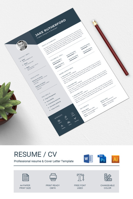 Kit Graphique #84530 Resume Template Divers Modles Web - Logo template Preview