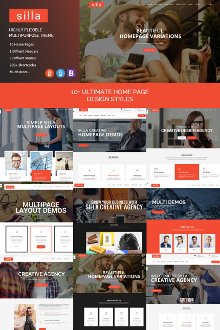 Kit Graphique #84557 Bootstrap Html5 Divers Modles Web - Logo template Preview