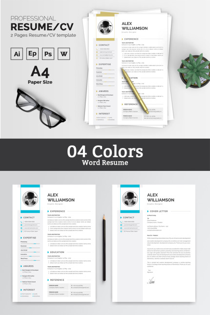 Kit Graphique #84569 Resume Cv Divers Modles Web - Logo template Preview