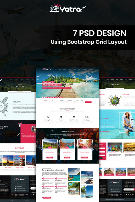 Kit Graphique #84593 Voyage Tourisme Divers Modles Web - Logo template Preview