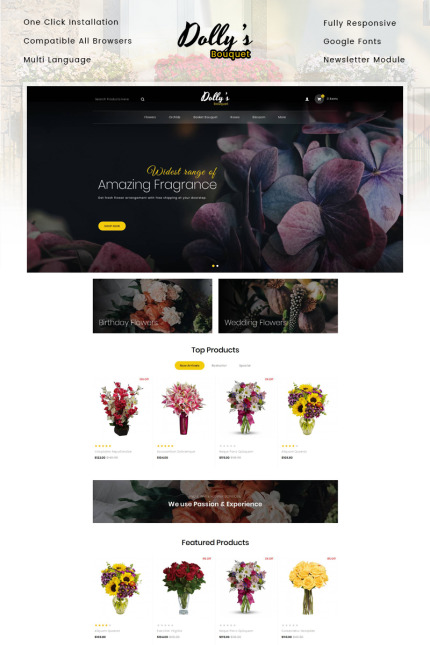 Kit Graphique #84629 Fleurs Bouquet Divers Modles Web - Logo template Preview