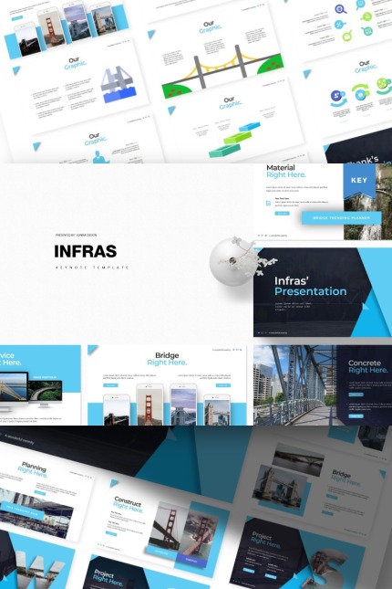 Kit Graphique #84661 Infrastructure Business Divers Modles Web - Logo template Preview