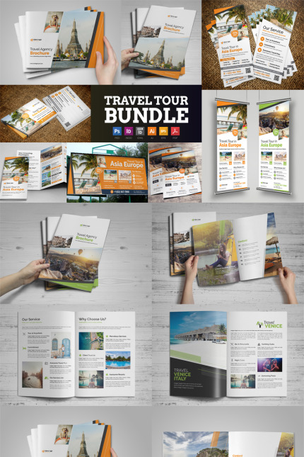 Kit Graphique #84693 Travel Agency Divers Modles Web - Logo template Preview