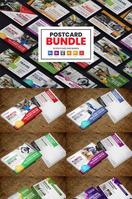 Kit Graphique #84695 Postvoitured Entreprise Divers Modles Web - Logo template Preview