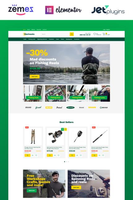 Kit Graphique #84744 Fishing Livraison Divers Modles Web - Logo template Preview