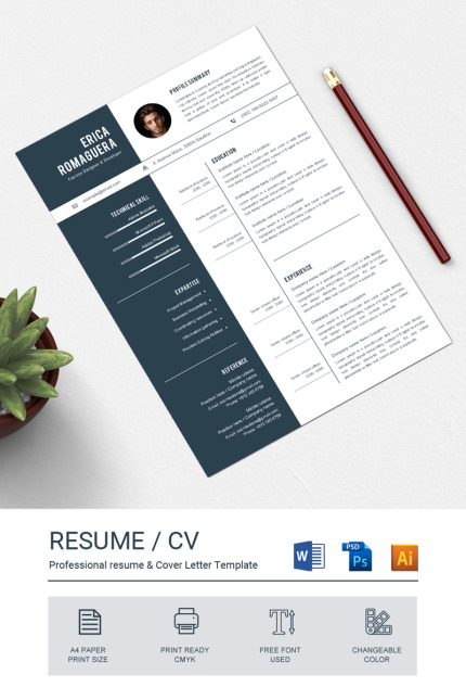 Kit Graphique #84774 Resume Template Divers Modles Web - Logo template Preview