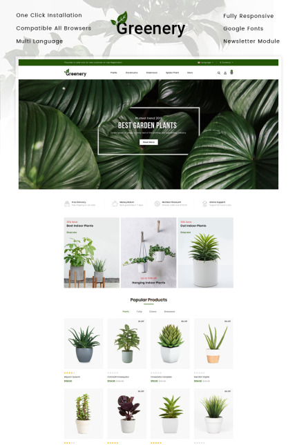 Kit Graphique #84784 Plant Garden Divers Modles Web - Logo template Preview
