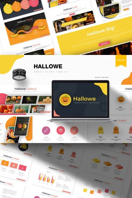 Kit Graphique #84836 Halloween Background Divers Modles Web - Logo template Preview